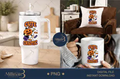 Cute and Chaotic PNG, Funny Chaos Quote Design, Playful Subl Product Image 7