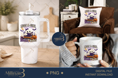 Just a Girl Who Loves Books and Boos PNG, Cute Halloween Boo Product Image 7