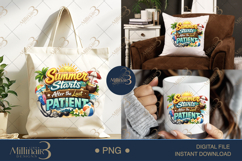 Summer Starts After The Last Patient PNG, Funny Nurse Summer Product Image 7