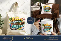 Summer Starts After The Last Patient PNG, Funny Nurse Summer Product Image 7