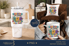 Herding Tiny Humans All Day PNG, Funny Teacher Design for Pr Product Image 7