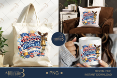 One Nation Under God PNG, Patriotic Christian Sublimation De Product Image 7