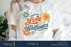 Blooming Mama Groovy Floral Bundle PNG, 20 Retro Mom Designs Product Image 9