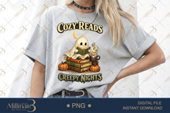 Spooky Book Lover PNG Bundle, 20 Halloween Reading Designs w Product Image 9