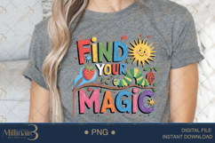 Find Your Magic Caterpillar Teacher PNG Inspirational Quote Product Image 5