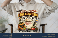 Halloween Classroom Chaos PNG Bundle for Teachers, 20 Cute Product Image 9