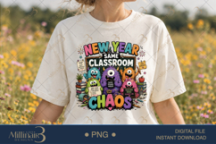 Back to School Little Monster Teacher PNG Bundle, 20 Funny T Product Image 9