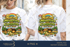 Groovy Camping PNG Bundle, 20 Retro Camping Sublimation Desi Product Image 11
