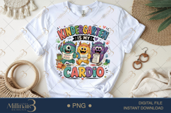 Funny Kindergarten Teacher Monster PNG Bundle, 20 Teacher PN Product Image 12