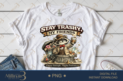 Chaos Raccoon Club PNG Bundle, 20 Funny Raccoon PNG Designs, Product Image 12