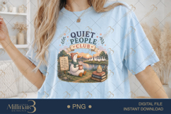 Introvert Animal Club PNG Bundle, Homebody Animal Designs, S Product Image 14