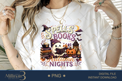 Spooky Book Lover PNG Bundle, 20 Halloween Reading Designs w Product Image 14