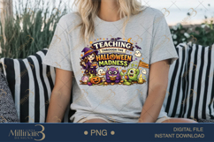Halloween Classroom Chaos PNG Bundle for Teachers, 20 Cute Product Image 16