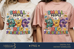 Funny Kindergarten Teacher Monster PNG Bundle, 20 Teacher PN Product Image 16