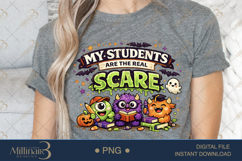 Halloween Classroom Chaos PNG Bundle for Teachers, 20 Cute Product Image 17