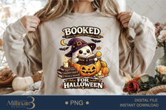 Spooky Book Lover PNG Bundle, 20 Halloween Reading Designs w Product Image 18