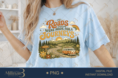 Groovy Camping PNG Bundle, 20 Retro Camping Sublimation Desi Product Image 19