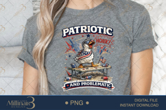Funny Americana Goose Collection PNG Bundle, 20 Patriotic Product Image 19