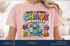Back to School Little Monster Teacher PNG Bundle, 20 Funny T Product Image 20