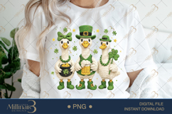 St Patricks Day PNG Bundle, Crochet Style Lucky Designs Product Image 21
