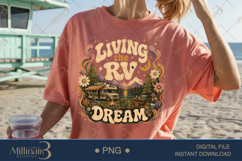 Groovy Camping PNG Bundle, 20 Retro Camping Sublimation Desi Product Image 21