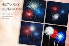 Fireworks Background Celebrate Happy New Year Wallpaper_15 Product Image 1