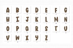 American Football Doodle Alphabet Sport Letters Hand Drawn Product Image 8