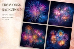Fireworks Background Celebrate Happy New Year Wallpaper_5 Product Image 1