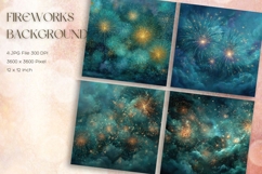 Fireworks Background Celebrate Happy New Year Wallpaper_8 Product Image 1