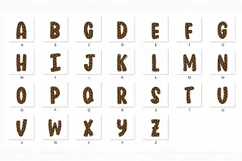 American Football Doodle Alphabet Sport Letters Hand Drawn Product Image 2