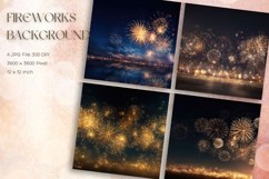 Fireworks Background Celebrate Happy New Year Wallpaper_7 Product Image 1