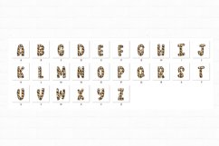 Cowboy Western Doodle Alphabet Letters Hand Drawn Clip Art_1 Product Image 2
