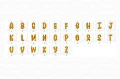 Cowboy Western Doodle Alphabet Letters Hand Drawn Clip Art_2 Product Image 4