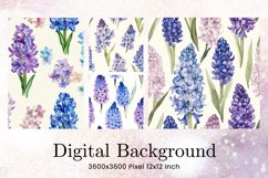 Flower Pattern Background Wallpaper Digital Paper025 Product Image 1