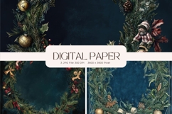 Christmas Background Winter Wallpaper Snow Backdrop_27 Product Image 1