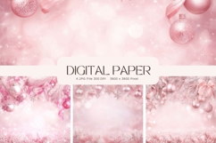 Christmas Background Winter Wallpaper Snow Backdrop_20 Product Image 1