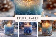 Christmas Background Winter Wallpaper Snow Backdrop_48 Product Image 1