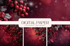 Christmas Background Winter Wallpaper Snow Backdrop_21 Product Image 1