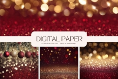 Christmas Background Winter Wallpaper Snow Backdrop_46 Product Image 1
