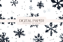 Snowflake Bokeh Sparkle Christmas Background Backdrop_35 Product Image 1