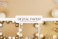 Christmas Background Winter Wallpaper Snow Backdrop_54 Product Image 1