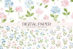 Cottagecore Flower Background Vintage Wallpaper Pattern_4 Product Image 1