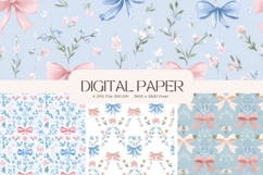 Cottagecore Flower Background Vintage Wallpaper Pattern_16 Product Image 1