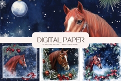 Christmas Background Winter Wallpaper Snow Backdrop_8 Product Image 1