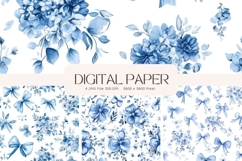 Cottagecore Flower Background Vintage Wallpaper Pattern_9 Product Image 1