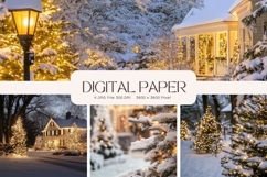 Christmas Tree Background Forest Pine Tree Winter Wallpaper Product Image 1