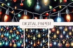 Christmas Background Winter Wallpaper Snow Backdrop_23 Product Image 1