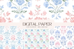 Cottagecore Flower Background Vintage Wallpaper Pattern_28 Product Image 1