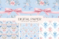 Cottagecore Flower Background Vintage Wallpaper Pattern_27 Product Image 1