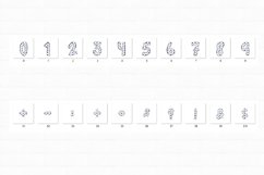 American Football Doodle Alphabet Sport Letters Hand Drawn Product Image 5